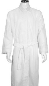 Picture of Poly Cotton Kittel Lace Style Size Large 48"